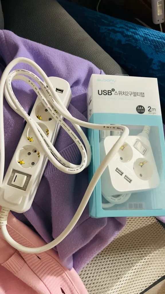 USB 멀티탭과 써보니 제품 패키지 사진