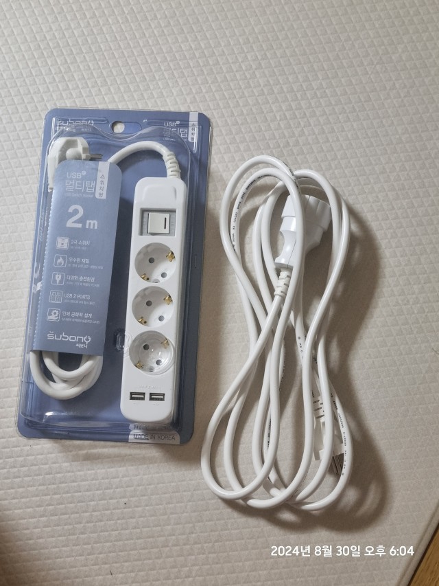 써보니 USB 멀티탭 제품과 포장